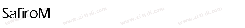 Safiro Medium字体转换
